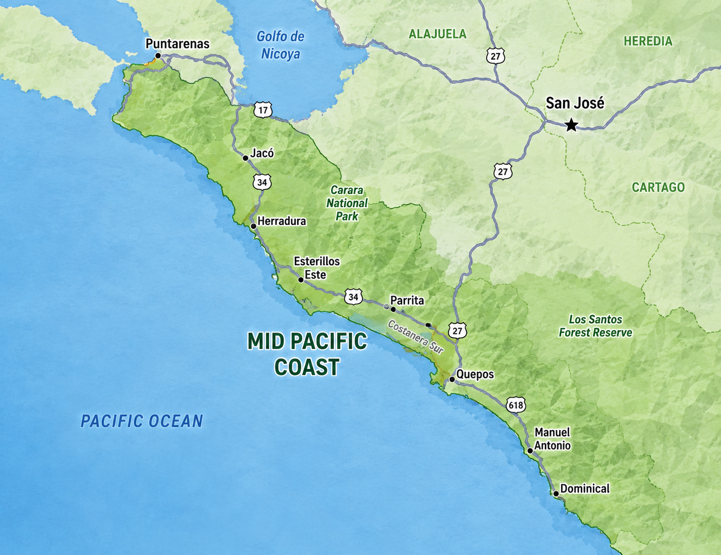 Map of midpacific